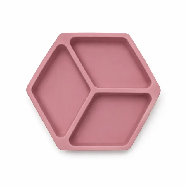 Hexagonal Silicone Divided Plate