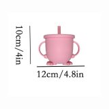 Penguin Silicone Training Cup with Straw - view 3