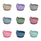 Silicone Baby Suction Bowl with Raised Rim - view 3