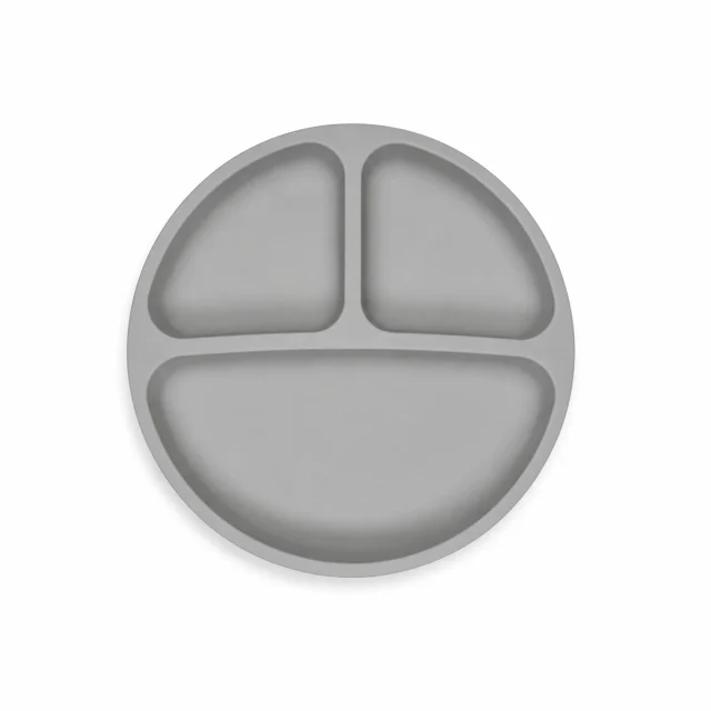 Round Silicone Divided Plate
