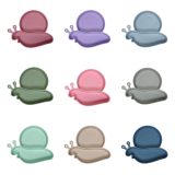 Snail-Shaped Silicone Divided Plate - view 2